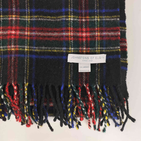 ジョンストンズオブエルガン johnstons of elgin LAMBSWOOL100 マフラー メンズ