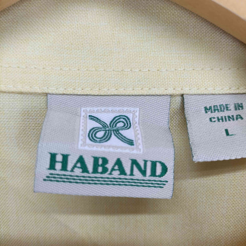 ハバンド HABAND ジップアップキューバシャツ メンズ L