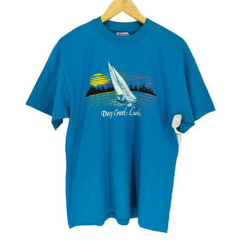 ヘインズ Hanes 90~00S DEEP CREEK LAKE Tシャツ メンズ L
