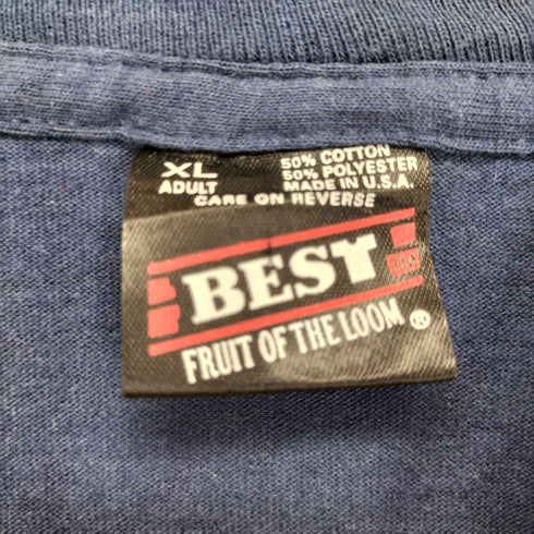 フルーツオブザルーム FRUIT OF THE LOOM BEST 黒タグ MADE IN USA BRACES Tシャツ メンズ XL