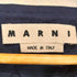 マルニ MARNI 19SS アシンメトリーデザイン ノーカラー スキッパー 半袖シャツ メンズ 48