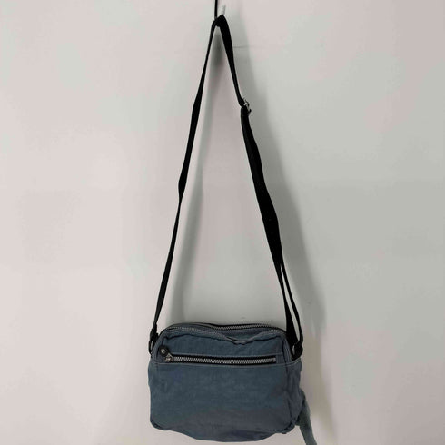 キプリング KIPLING ゴリラキーホルダ―付 ショルダーバッグ ブルージーン レディース ONE SIZE