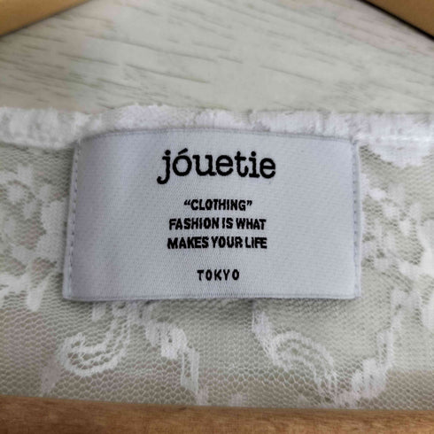 ジュエティ jouetie フリルスリーブレーストップス レディース JPN:M