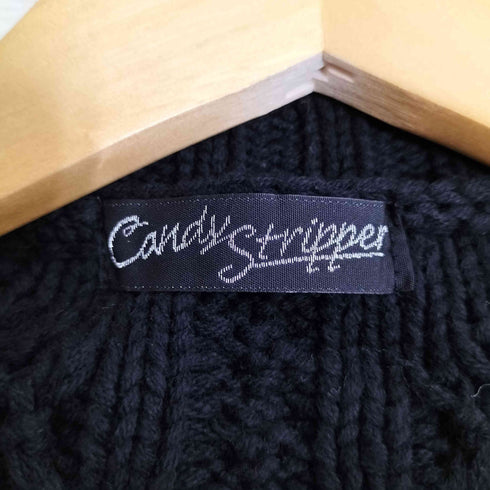 キャンディストリッパー Candy Stripper FLOWER CABLE KNIT CARDIGAN フラワー ケーブル ニット カーディガン レディース JPN:2