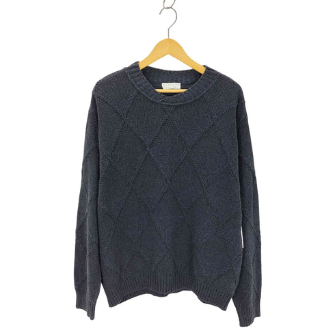 バーニーズニューヨーク BARNEYS NEWYORK ケーブルニットセーター イタリア製 メンズ import:L