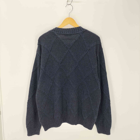 バーニーズニューヨーク BARNEYS NEWYORK ケーブルニットセーター イタリア製 メンズ import:L