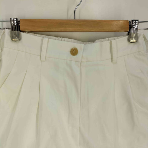 SANSeLF 2タック フリル ショーツ ショートパンツ レディース