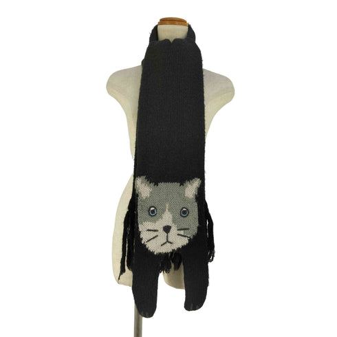 キャンディストリッパー Candy Stripper LAZY CAT KNIT MUFFLER レイジー キャット ニットマフラー レディース FREE