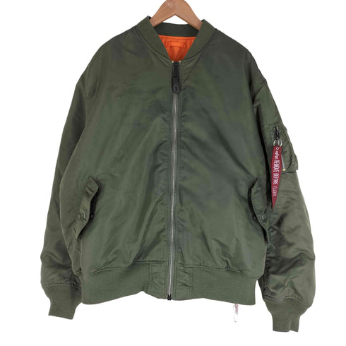 アルファインダストリーズ ALPHA INDUSTRIES 2000-203 MA-1 フライトジャケット リバーシブル メンズ 3L