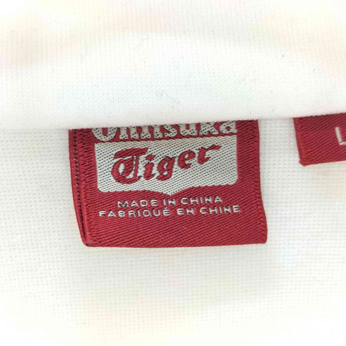 オニツカタイガー ONITSUKA TIGER ロゴ刺しゅうトラックジャケット メンズ JPN:L