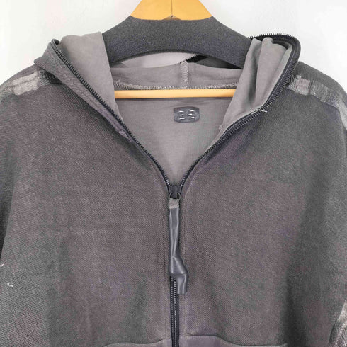 23SS ISAAC SELLAM テープディテール ロングパーカー メンズ XXL