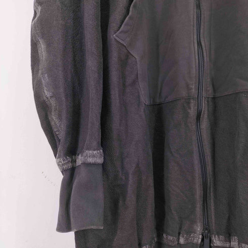 23SS ISAAC SELLAM テープディテール ロングパーカー メンズ XXL
