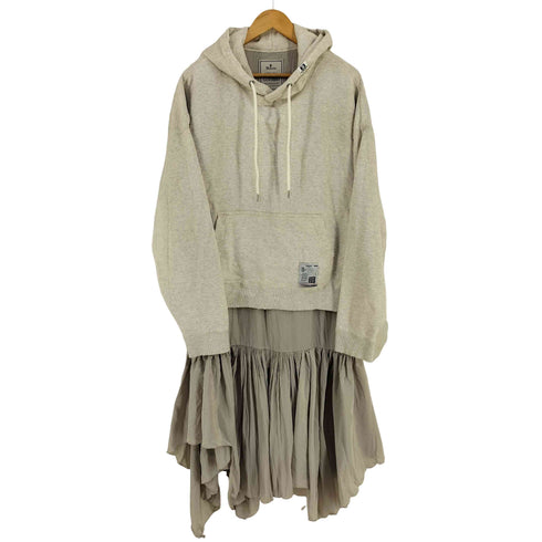 メゾンミハラヤスヒロ Maison MIHARA YASUHIRO 24SS HOODIE COMBINED DRESS / フーディーコンビドレス レディース FREE