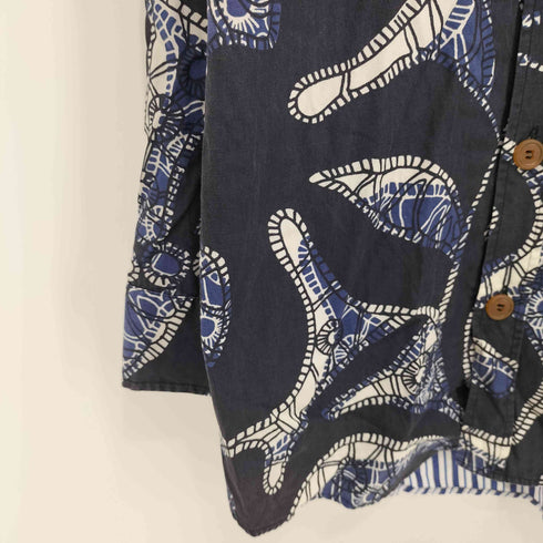 ヴィヴィアンウエストウッドマン Vivienne Westwood MAN ペイズリー柄 ストライプ柄 ドッキング アシンメトリーカラー ロングスリーブシャツ メンズ EUR:46