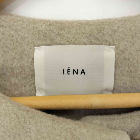 イエナ IENA ラムウールノーカラーロングコート レディース 38