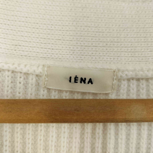 イエナ IENA 片畦ボリュームスリーブ Vネックカーディガン レディース