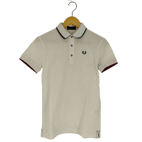 フレッドペリー FRED PERRY ロゴ刺繍 トリコカラー 鹿の子 ポロシャツ メンズ import:S
