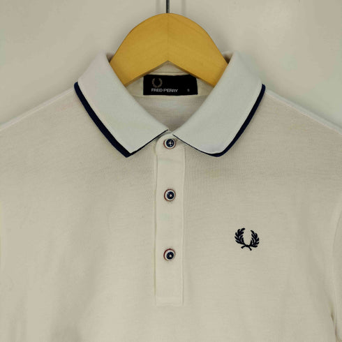 フレッドペリー FRED PERRY ロゴ刺繍 トリコカラー 鹿の子 ポロシャツ メンズ import:S