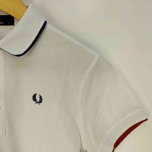 フレッドペリー FRED PERRY ロゴ刺繍 トリコカラー 鹿の子 ポロシャツ メンズ import:S