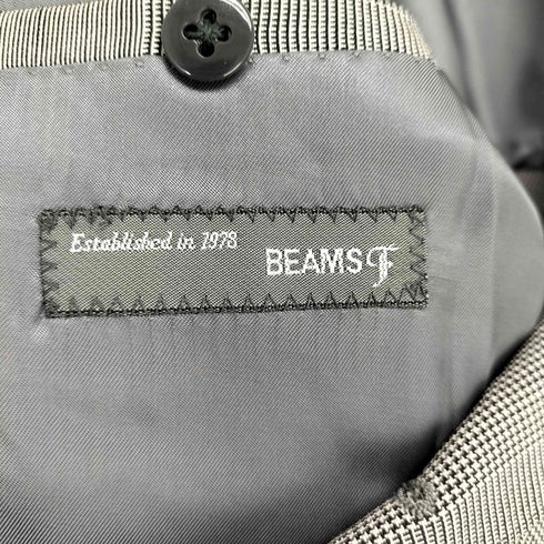 ビームスエフ BEAMS F グレンチェックテーラードジャケット メンズ