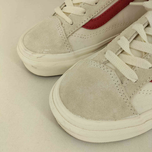 バンズ VANS STYLE 36 MARSHMALLOW/RACING RED レディース JPN:23