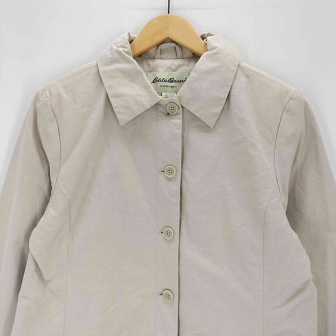 エディーバウアー Eddie Bauer 90s 白タグステンカラーコート レディース import:L