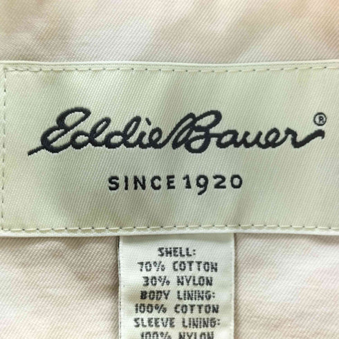 エディーバウアー Eddie Bauer 90s 白タグステンカラーコート レディース import:L