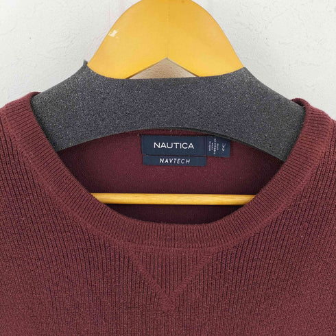 ノーティカ NAUTICA NAVTECH ロゴ刺繍 コットンニット メンズ import:L
