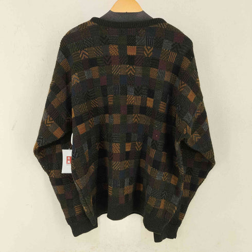 ファーラー FARAH 総柄 クルーネックニット メンズ import:L