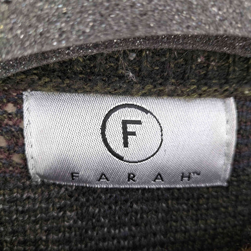 ファーラー FARAH 総柄 クルーネックニット メンズ import:L