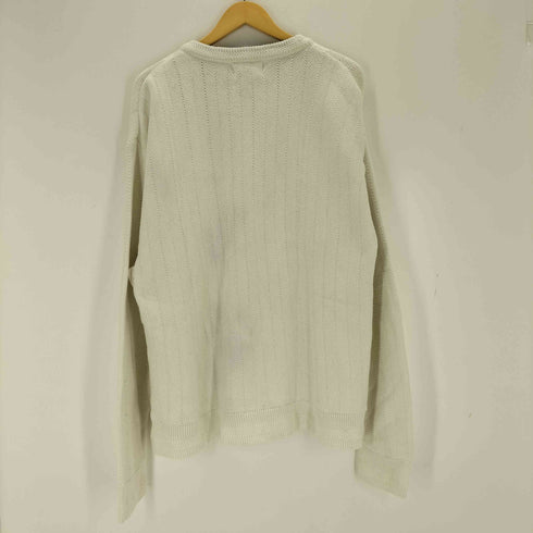 チャップスラルフローレン CHAPS RALPH LAUREN 90s USA製 ヘリンボーンクルーネックニット メンズ import:XL