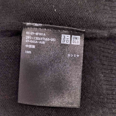 ユニクロ UNIQLO カシミヤタートルネックワンピース レディース M