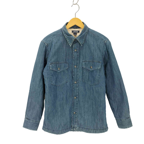 ランズエンド LANDS END 裏ボアデニムシャツジャケット メンズ S
