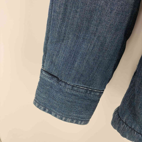 ランズエンド LANDS END 裏ボアデニムシャツジャケット メンズ S