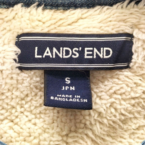 ランズエンド LANDS END 裏ボアデニムシャツジャケット メンズ S