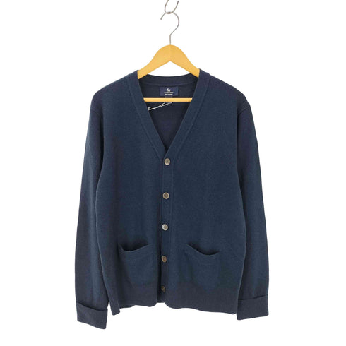 ランズエンド LANDS END カシミヤVネックカーディガン メンズ L