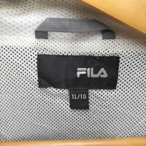 フィラ FILA メッシュ 切替 ロゴ プリント ジップアップ ジャケット メンズ import:XL