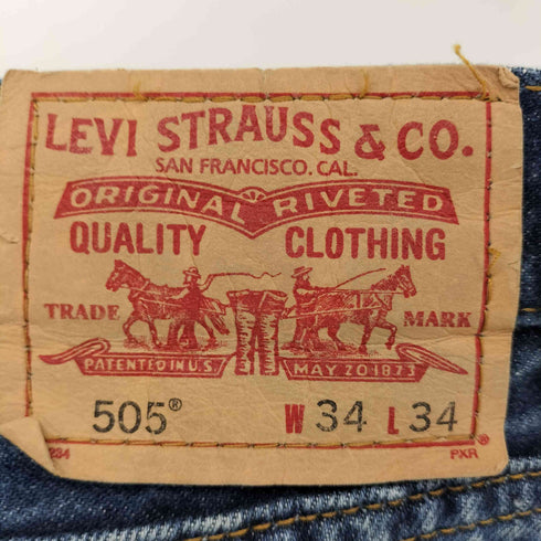 リーバイス Levis 505 ストレートデニムパンツ メンズ W34 L334