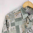 THE BIG SHIRT MAKER 総柄 レギュラーカラーシャツ メンズ import:XL