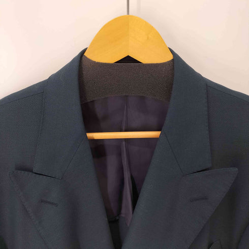 エルメネジルドゼニア Ermenegildo Zegna ウール100% ダブルテーラードジャケット 背抜き メンズ 52