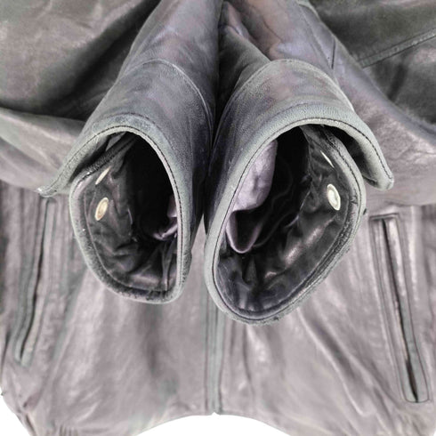 HATHAWAY ジップアップ レザージャケット メンズ import:XL