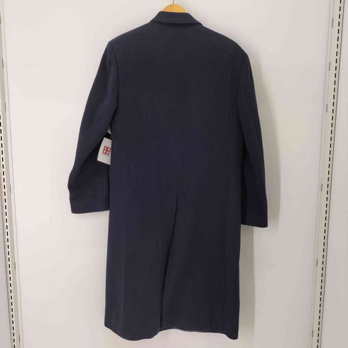 ハロッズ HARRODS Berwin&Berwin MADE IN ENGLAND カシミヤ100% 比翼チェスターコート メンズ