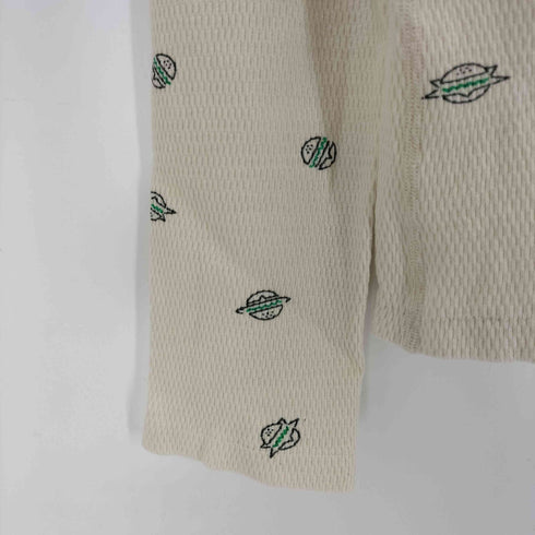 ロンハーマンヴィンテージ R.H.VINTAGE ハンバーガー柄 ワッフルカットソー レディース
