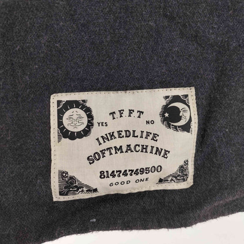 ソフトマシーン SOFT MACHINE 襟刺繍フランネルシャツ メンズ JPN:S