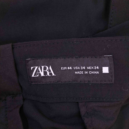 ザラ ZARA ベルトディテール プリーツパンツ メンズ 44