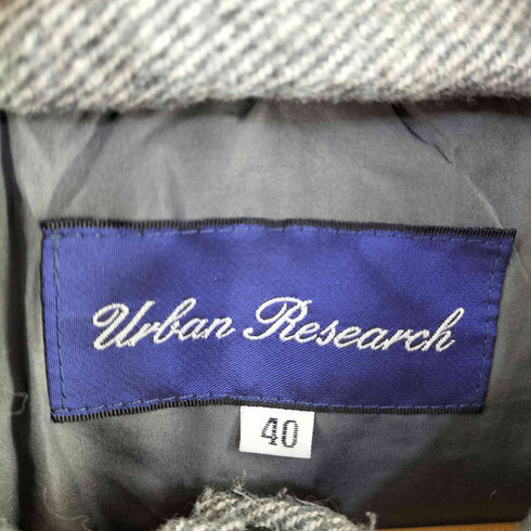 アーバンリサーチ URBAN RESEARCH ウール混フード着脱ダウンジャケット メンズ JPN:40