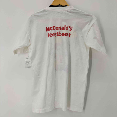 90s MADE IN USA シングルステッチ 企業 キャラクタープリントクルーネックTシャツ メンズ import:M