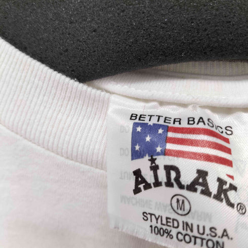 90s MADE IN USA シングルステッチ 企業 キャラクタープリントクルーネックTシャツ メンズ import:M