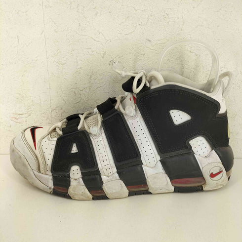 ナイキ NIKE AIR MORE UPTEMPO BLACK-UNIVERSITY RED メンズ JPN:28