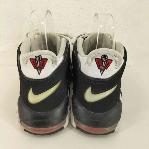 ナイキ NIKE AIR MORE UPTEMPO BLACK-UNIVERSITY RED メンズ JPN:28